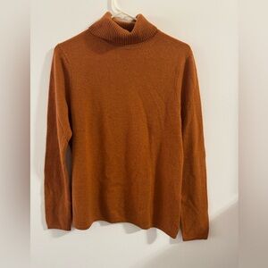 Lord & Taylor two ply cashmere turtleneck sweater